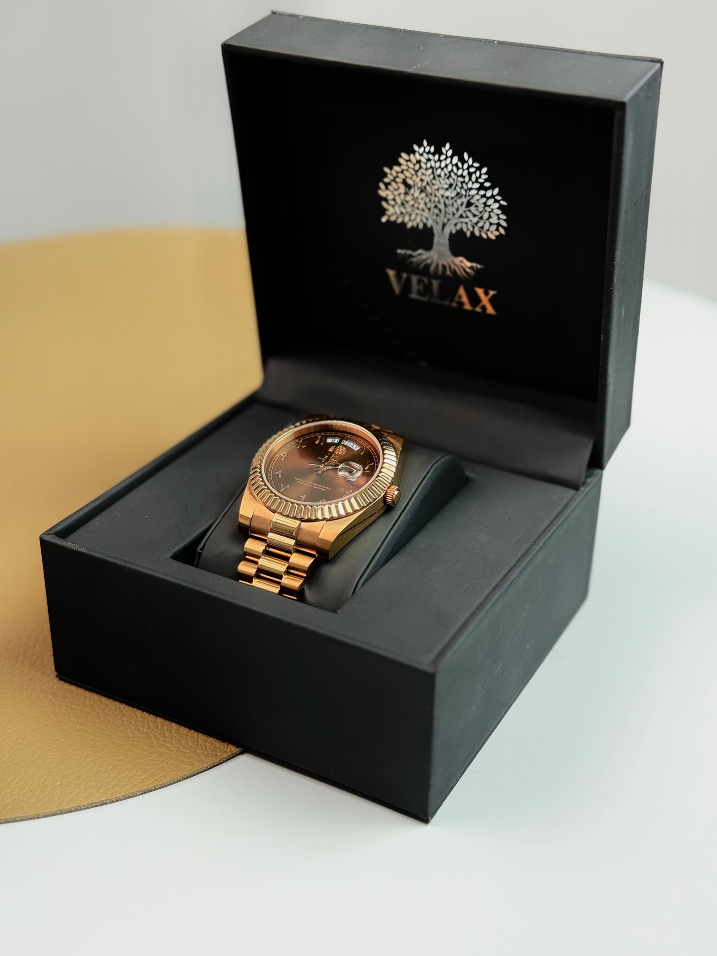 Heritage Sunset – Rose Gold & Mocha