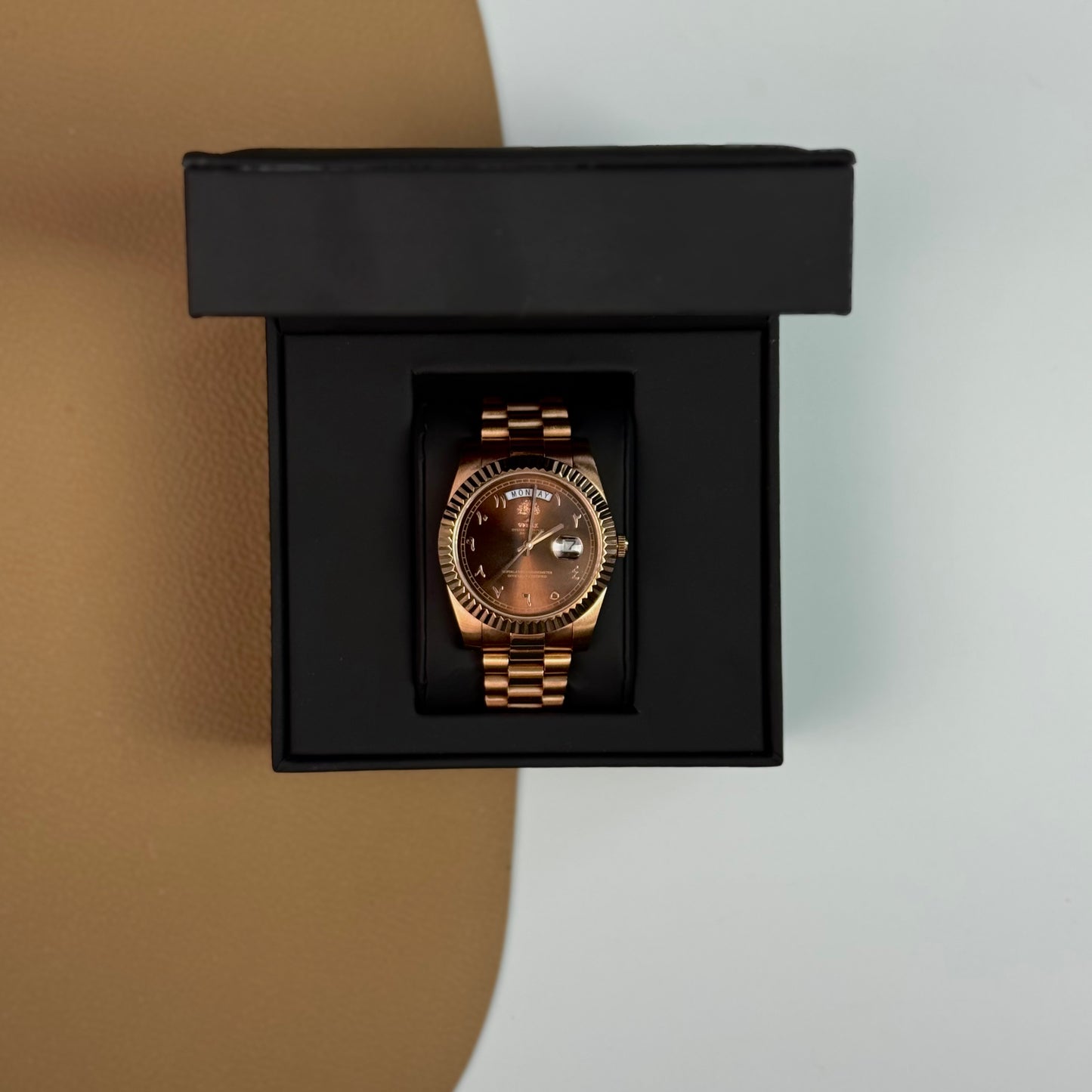 Heritage Sunset – Rose Gold & Mocha