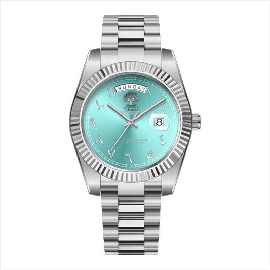 Ocean Bloom – Steel & Aqua Mist