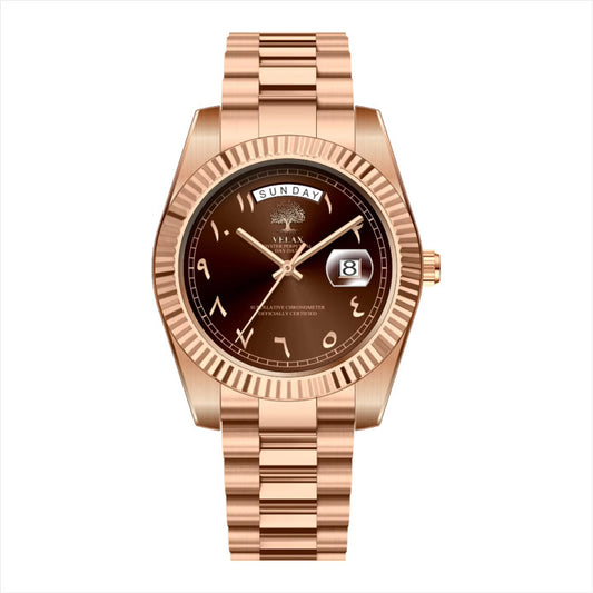 Heritage Sunset – Rose Gold & Mocha